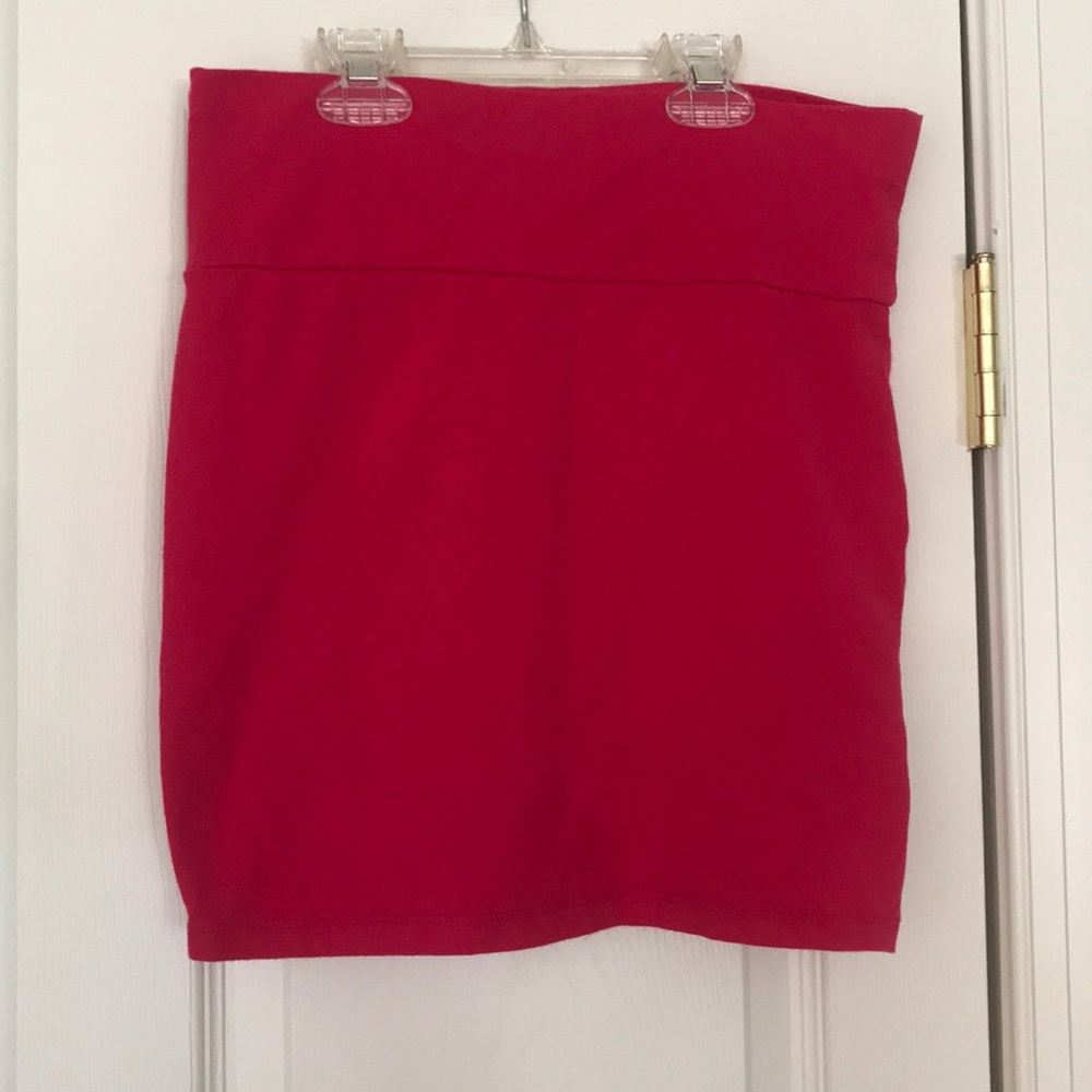 Fuschia Mini Skirt
